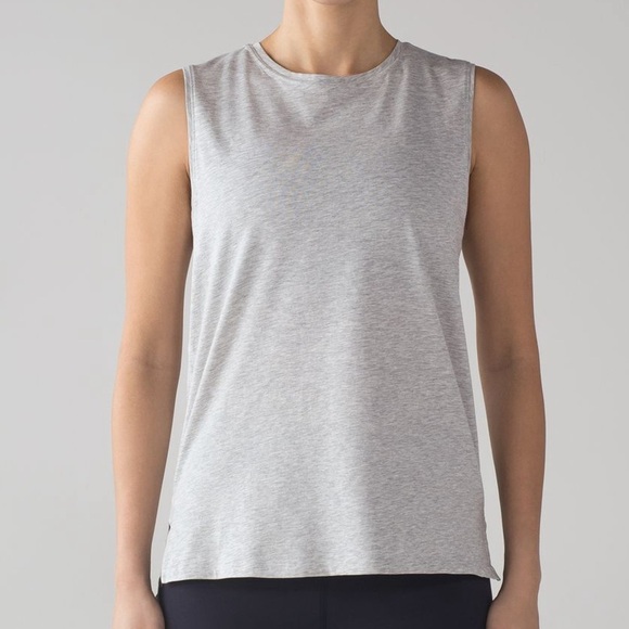 Lululemon Love Sleeveless Tank Heathered grey W1APJS - Picture 1 of 5